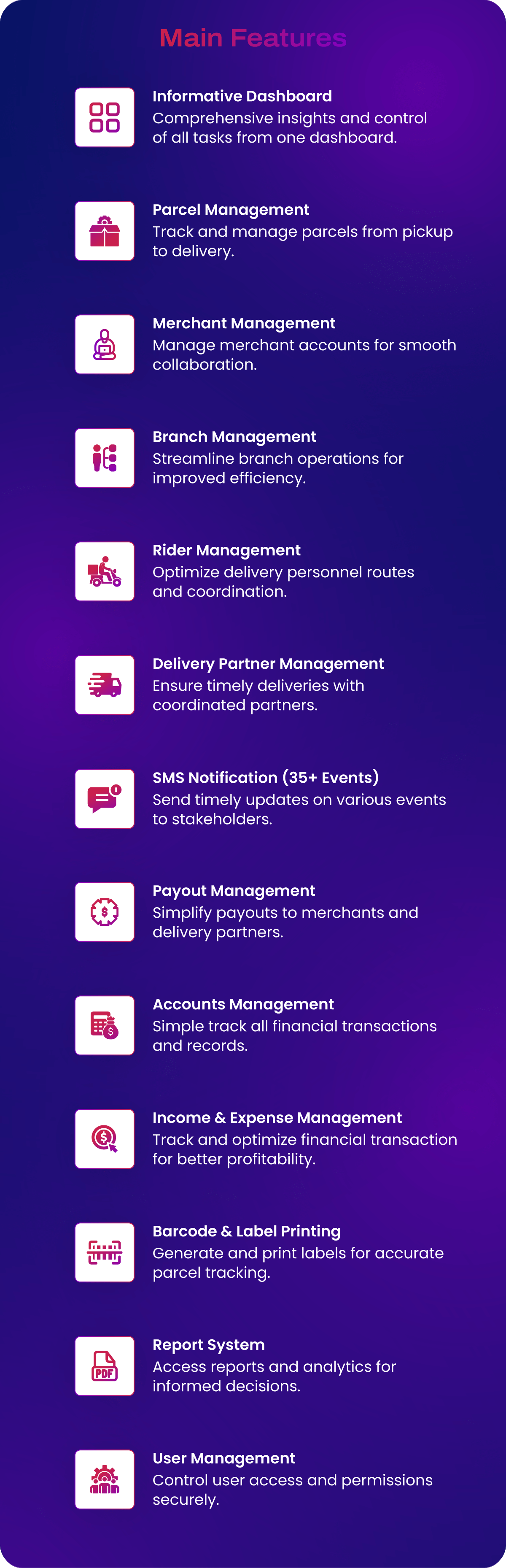 Delix Courier - Parcel Delivery and Courier Management System - 4