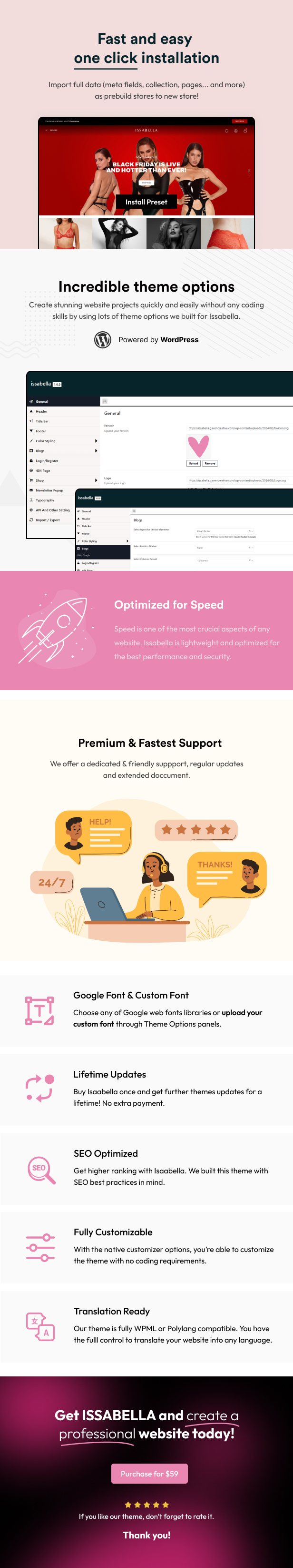 Issabella - Sexy Lingerie Adult Toy Shop WordPress Theme - 11