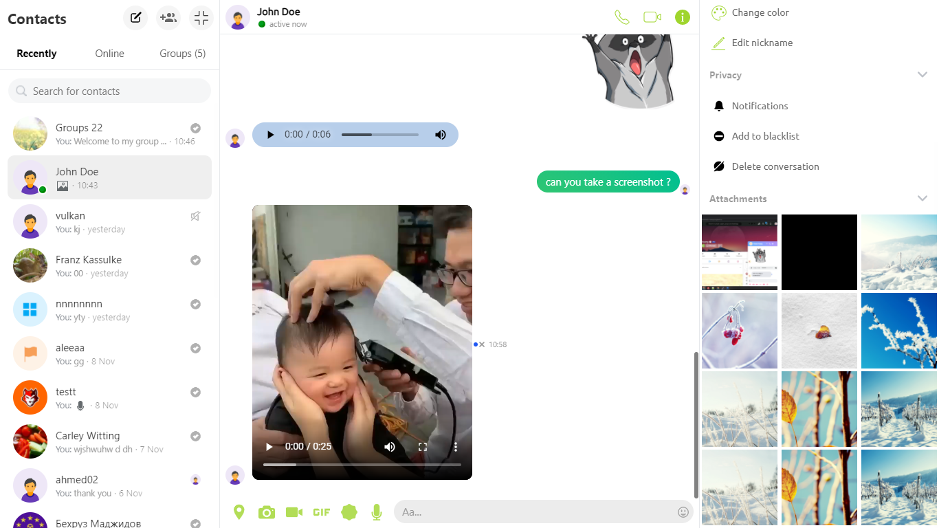 Kontackt – Real-Time Messenger & Video/Audio Group Calls for WoWonder - 25