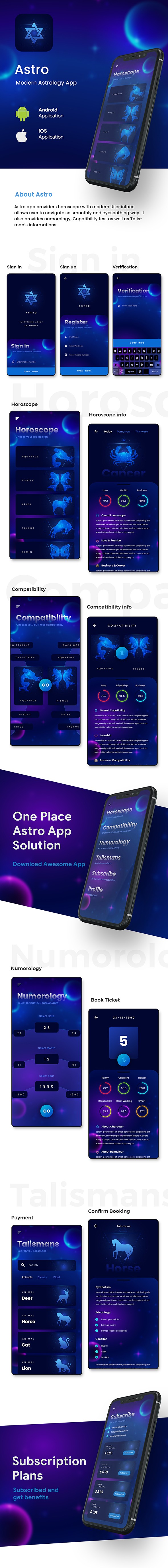 Astrology & Horoscope Android App Template+ iOS App Template | IONIC 5 | Astro - 2