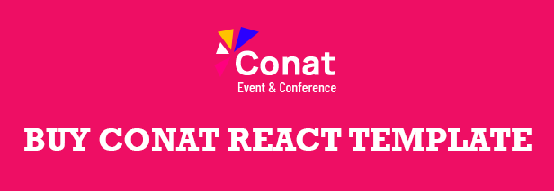 Conat – Event & Conference React Template