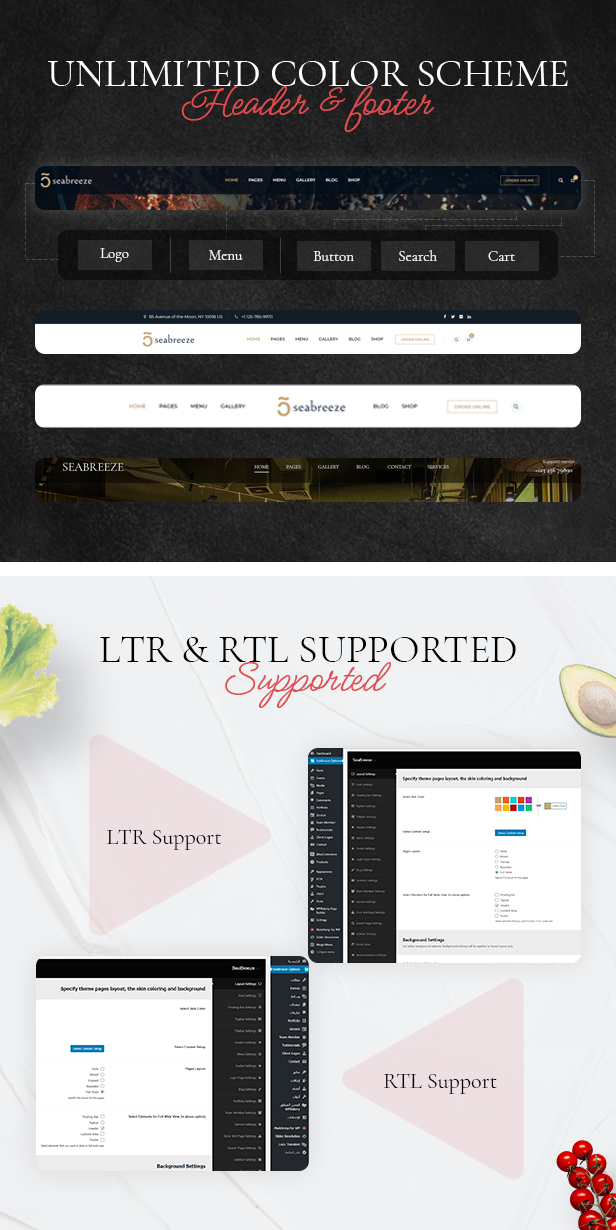 SeaBreeze WordPress Theme