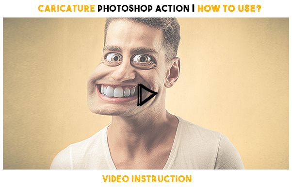 Caricature Photoshop Action - 1