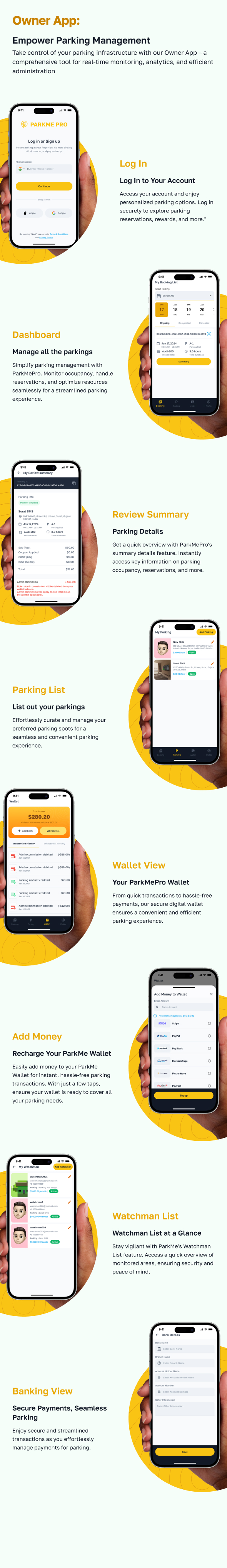 ParkMePRO - Flutter Complete Car Parking App with Owner and WatchMan app - 10