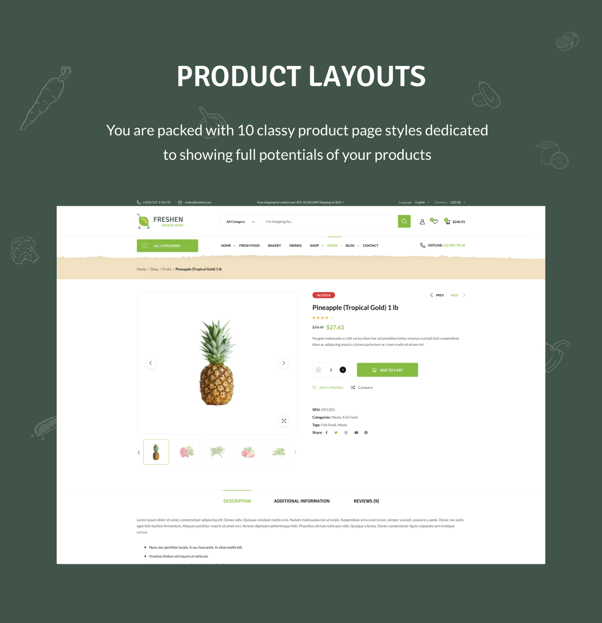 Freshen - Organic Food Store WordPress Theme - 6