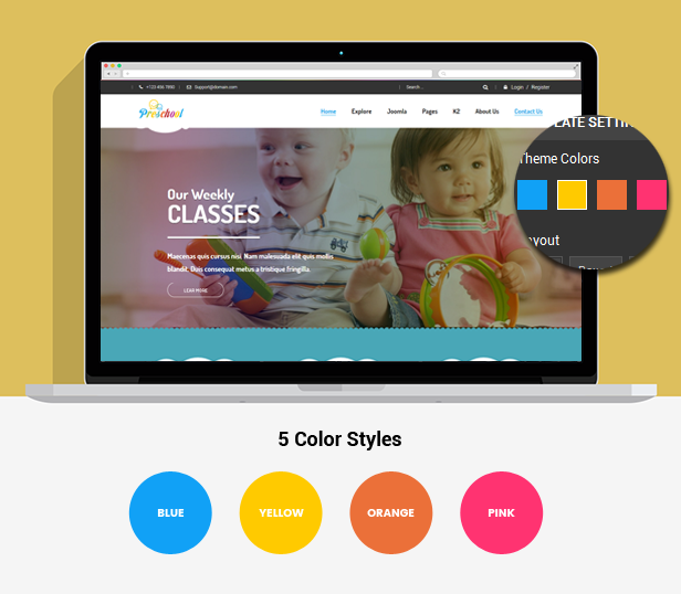 Nurseries Kindergarten and School WordPress Theme