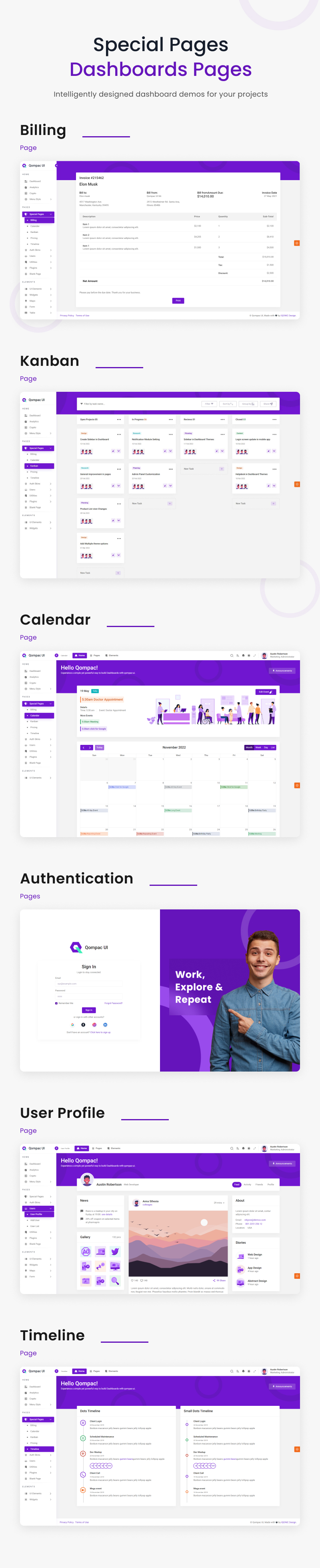 Qompac UI -  Admin Dashboard Template - 9