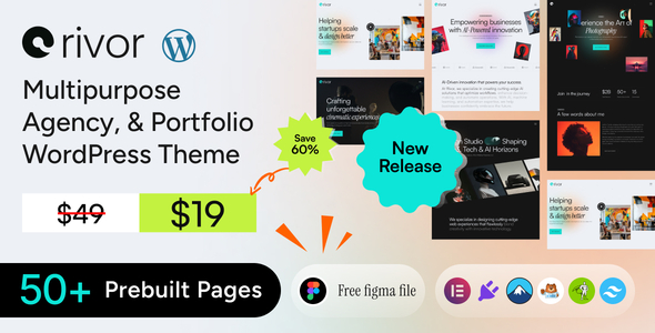 Rivor | Creative Agency & Portfolio WordPress Theme