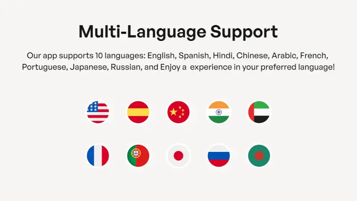 Multi Lang Support