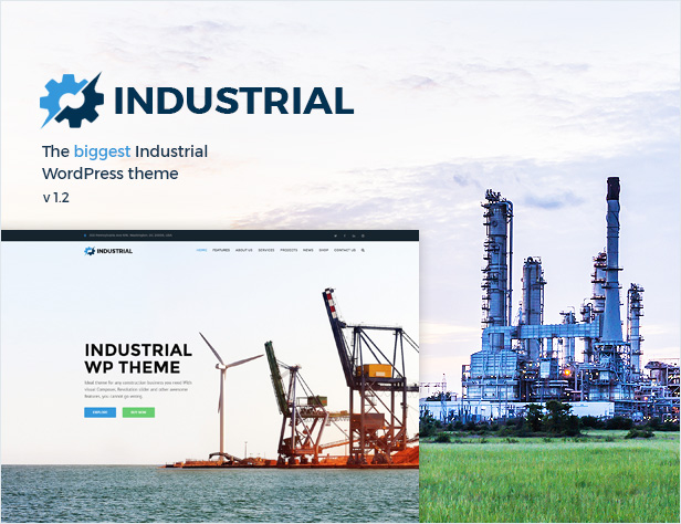 Industrial - Factory Business WordPress Theme by Anps | ThemeForest