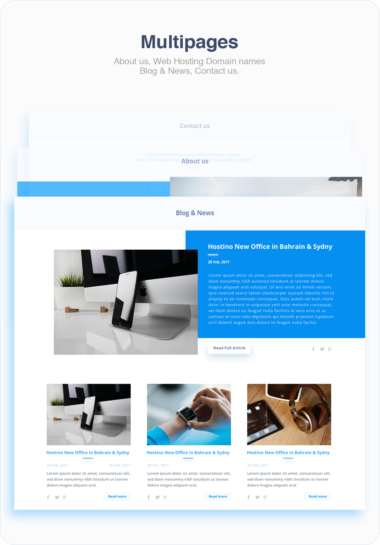 Hostino WHMCS Web Hosting WordPress Theme - 9