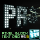 Pixel Block Text Pro AS3