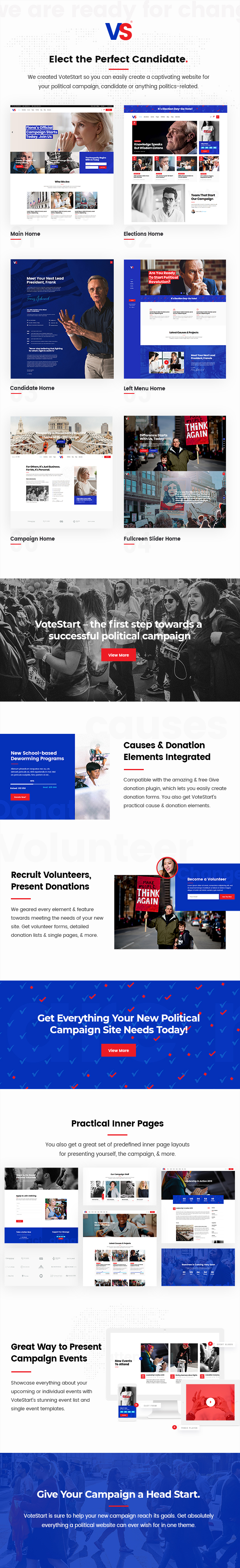 VoteStart - Political Campaign Theme - 1