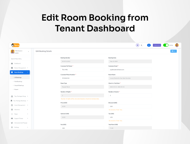 StayGo - Multitenant SAAS for Hotel Booking & Tour Packages (White Label) - 9