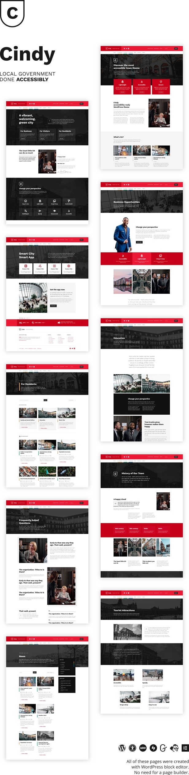 Cindy - Accessible Local Government WordPress Theme - 1