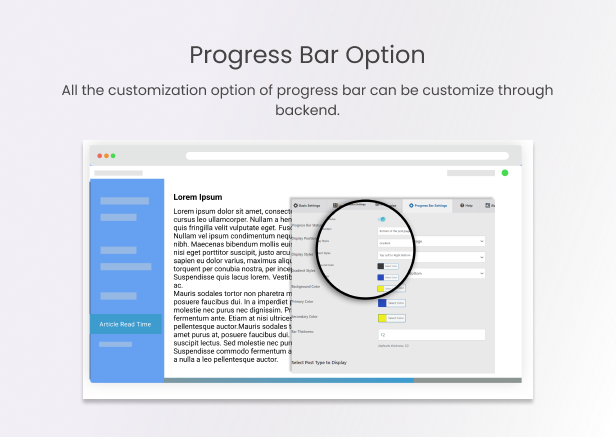 Article Read Time & Progress Bar - 8