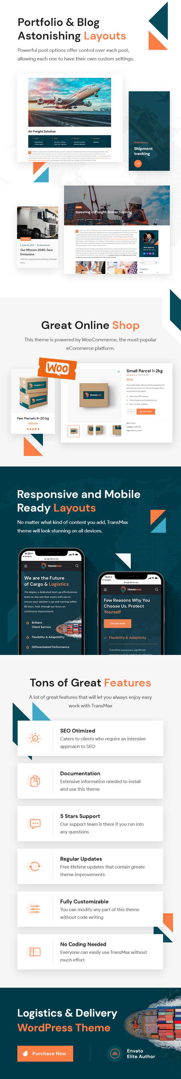 Transmax - Logistics & Delivery Company WordPress Theme - 2