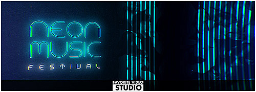 Neon Music Event Template