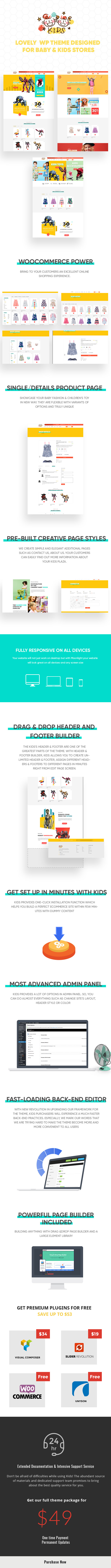 Kids WordPress theme
