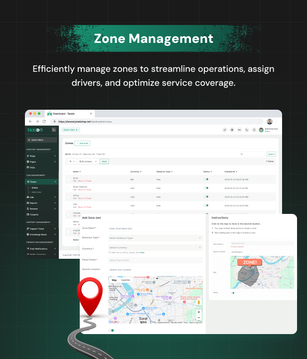 Taxido | Full Solution Taxi Cab Booking with Laravel and React Native