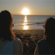 Girls and Sea Sunset - VideoHive Item for Sale