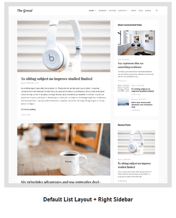 Grood - Personal Blog & Magazine WordPress Theme - 6