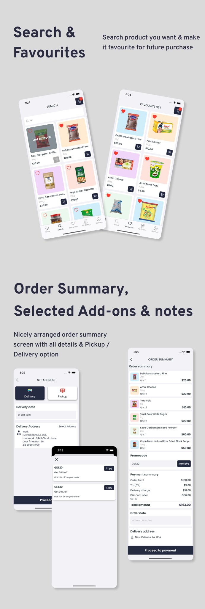 Single Grocery, Food, Pharmacy Store Android User & Delivery Boy Apps With Backend Admin Panel - 7
