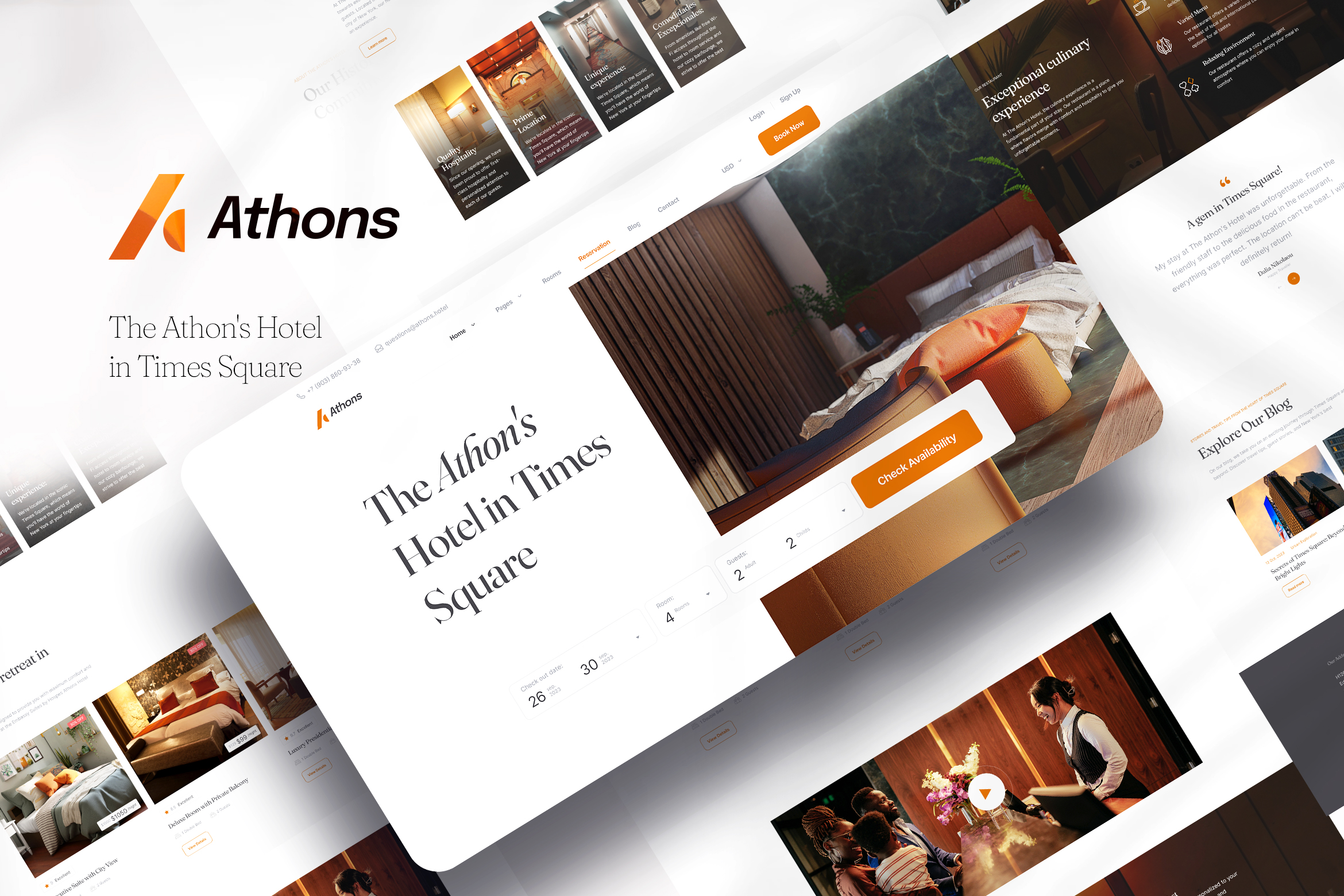 Athons - Hotel & Resort Booking Figma Template - 6