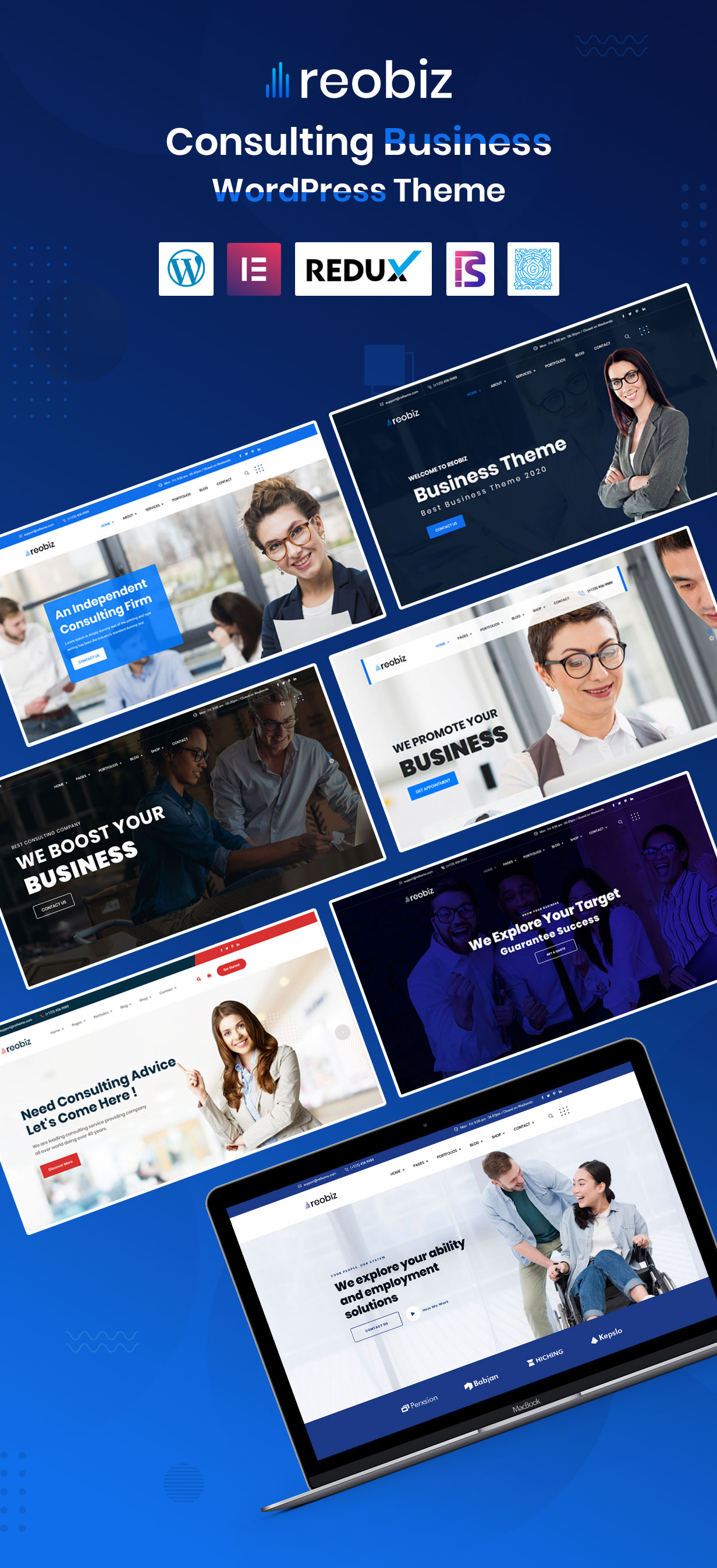 Reobiz - Consulting Business WordPress Theme 