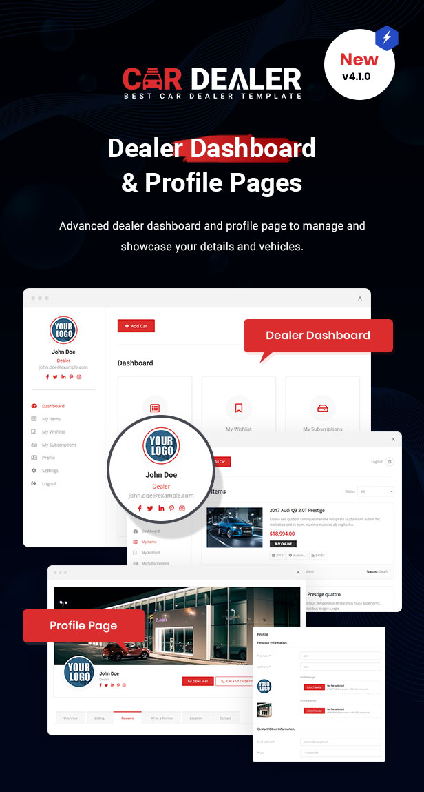 Car Dealer -  Automotive Responsive WordPress Theme - 1