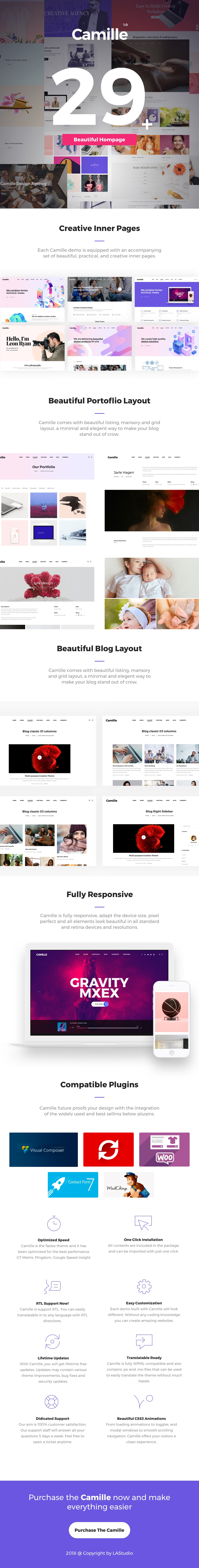 Camille - Multi-Concept WordPress Theme - 1