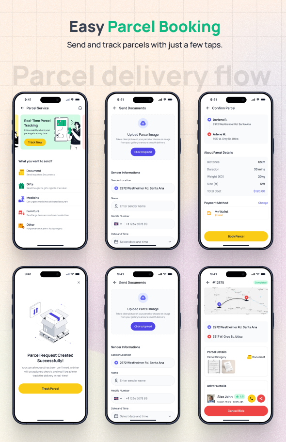 CabME - Flutter Complete Taxi app | Taxi Booking Solution - 11
