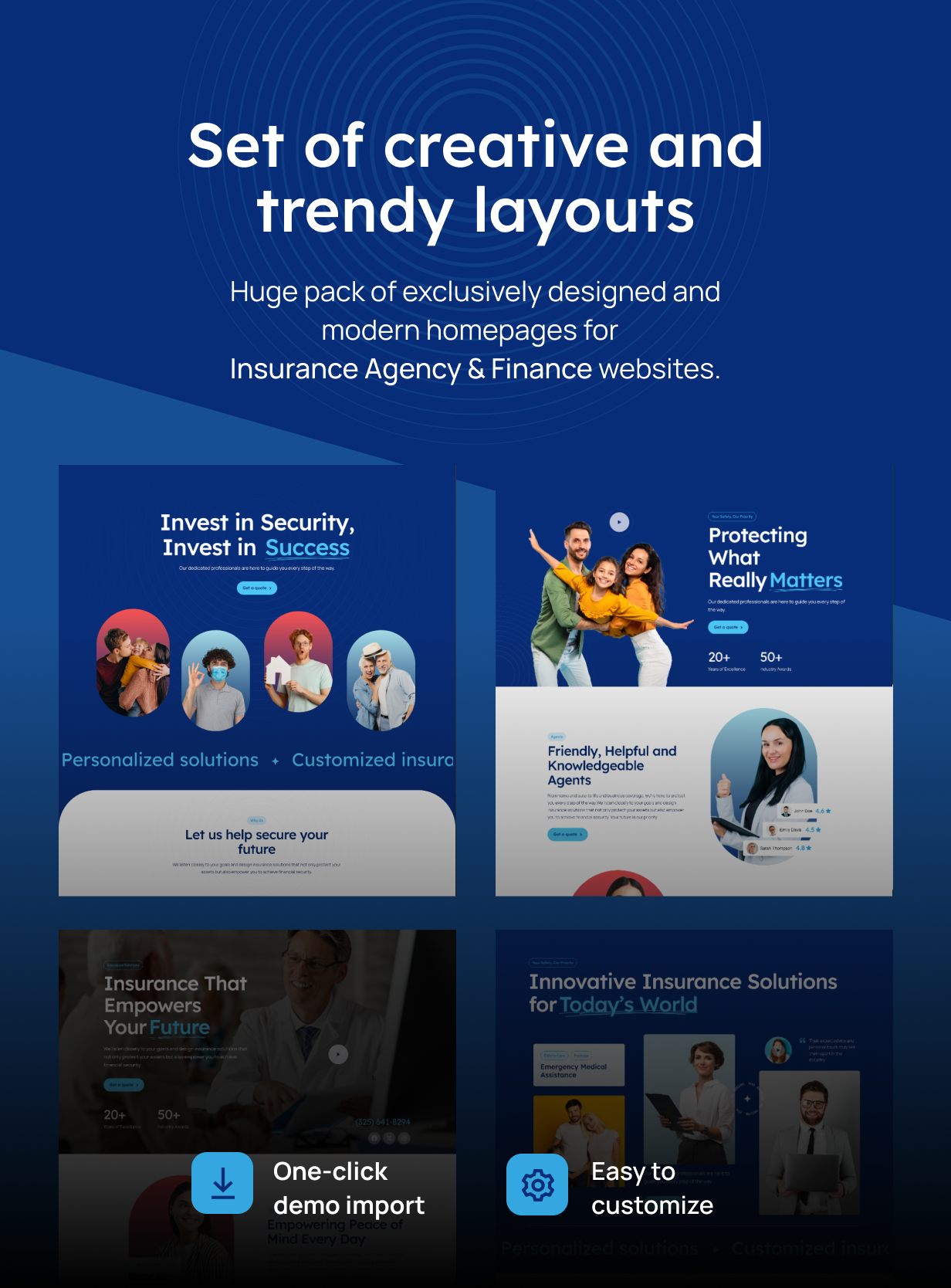 Insurana - Insurance Agency & Finance WordPress Theme