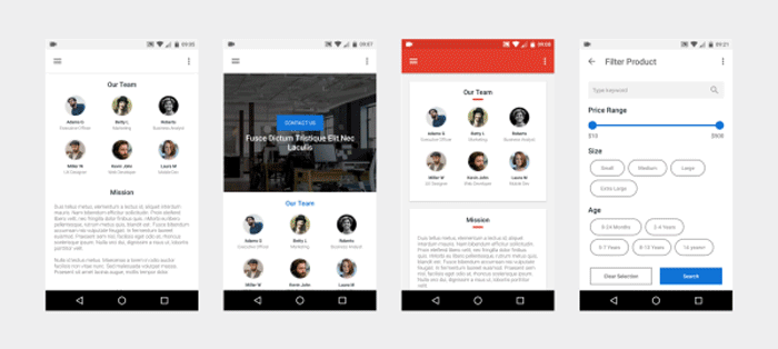 MaterialX - Interface do Android Material Design 2.8 - 62