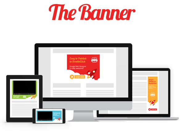 Banner Ad Rocket Flat Expandable with Youtube - 1