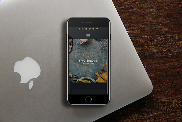 Evory - Responsive Restaurant Adobe Muse Template - 11