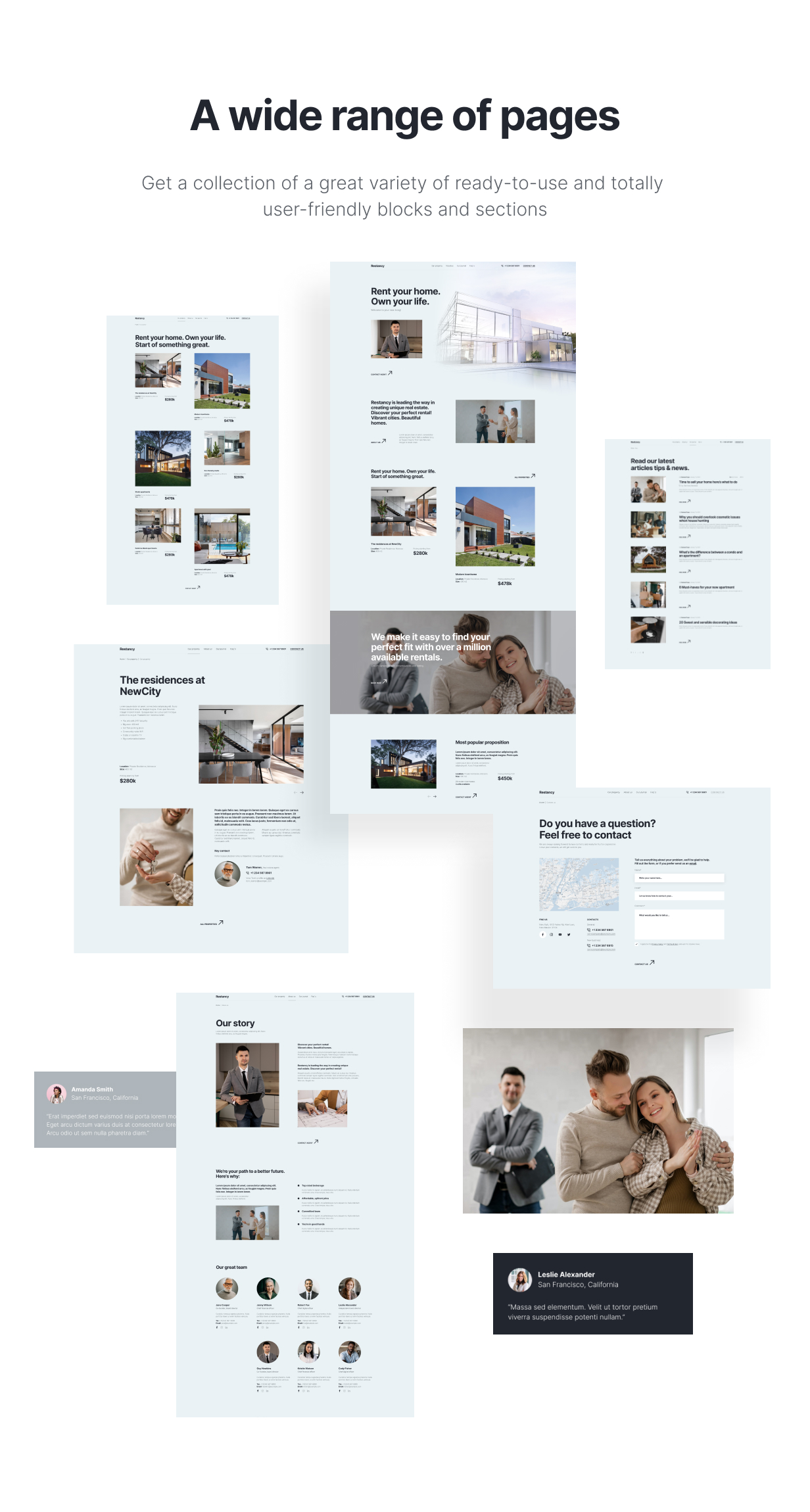 Restancy - Real Estate and Rental WordPress Theme