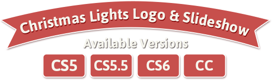 Christmas Lights Logo & Slideshow - 2