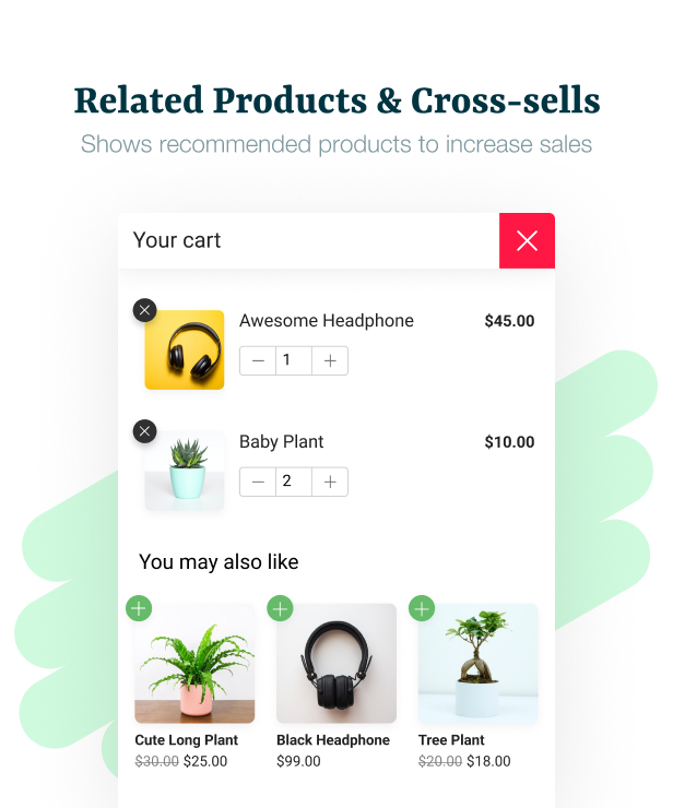 WooCommerce Flying Cart Flying Related Products