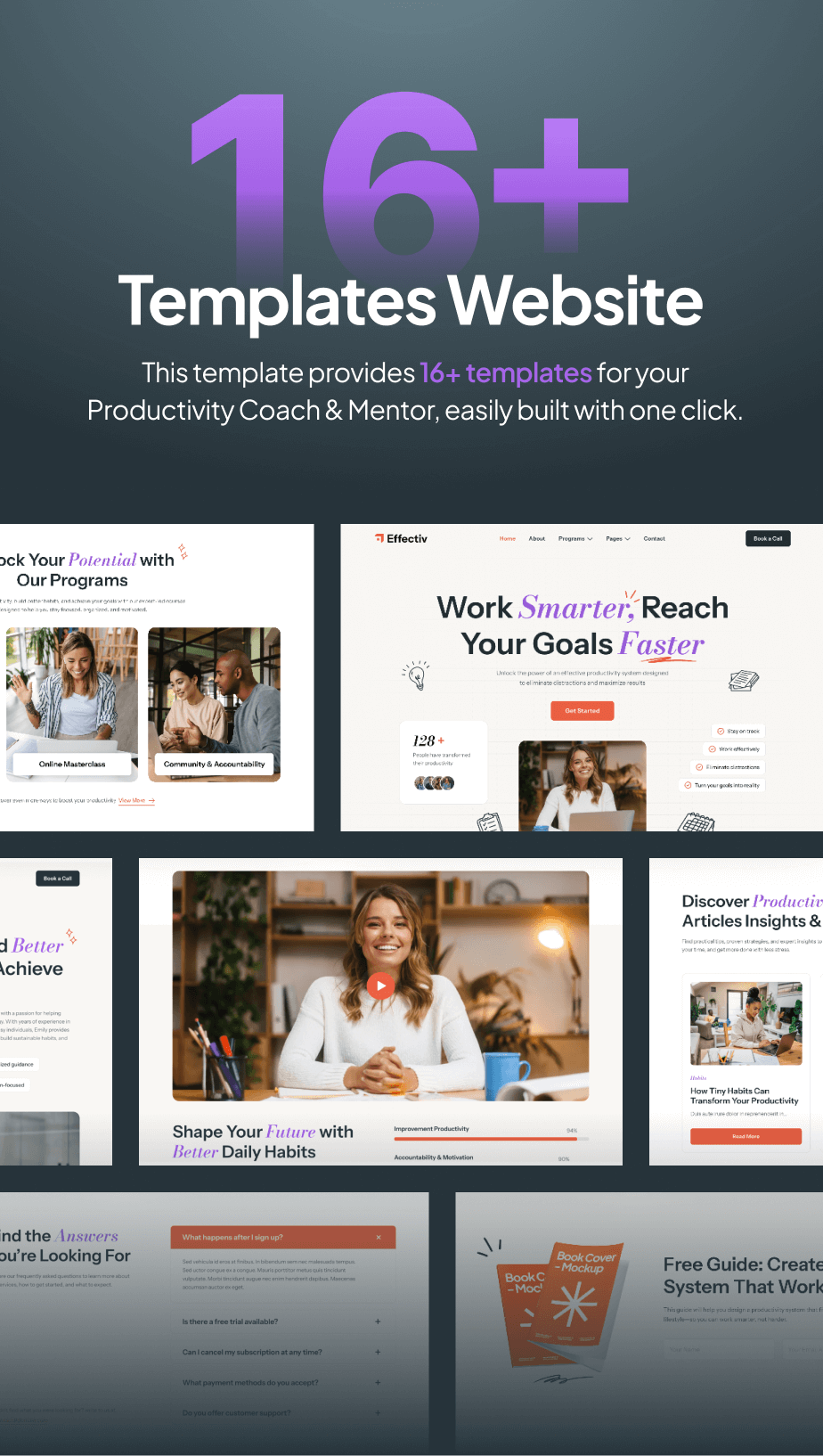 Effectiv – Productivity Coach & Mentor FSE WordPress Theme - 4