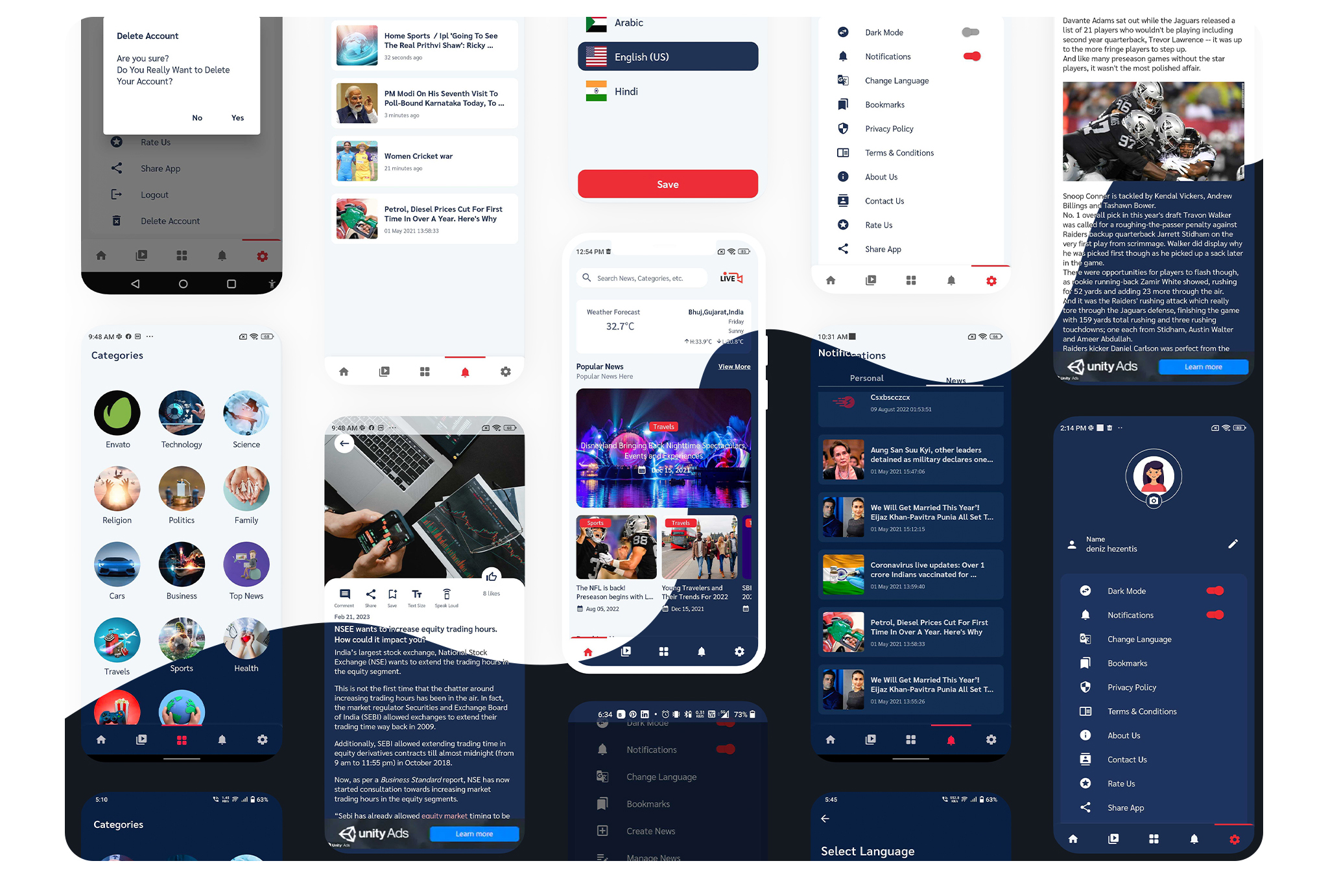 News - Flutter News App for Android & iOS with Admin Panel - 15