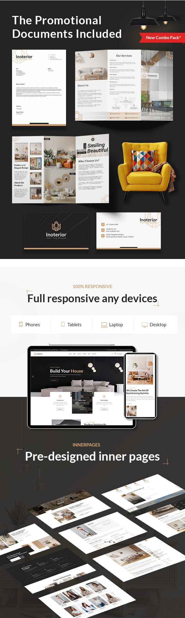 Inoterior - Interior Design WordPress Theme