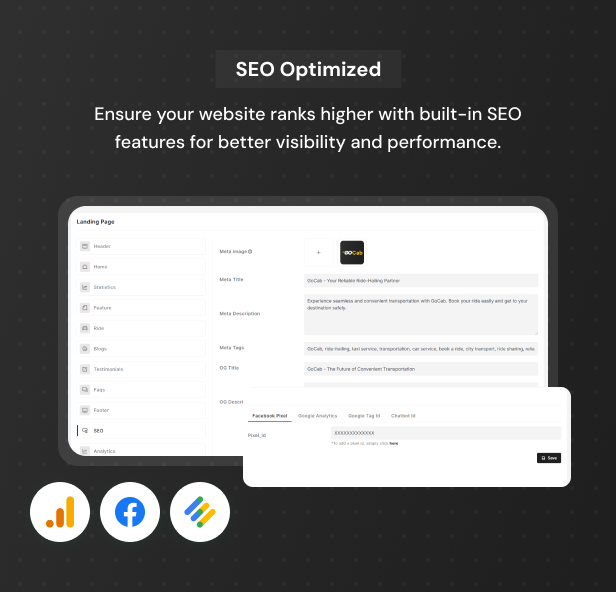 GoCab | Full Solution Taxi Cab Booking with Laravel and React Native