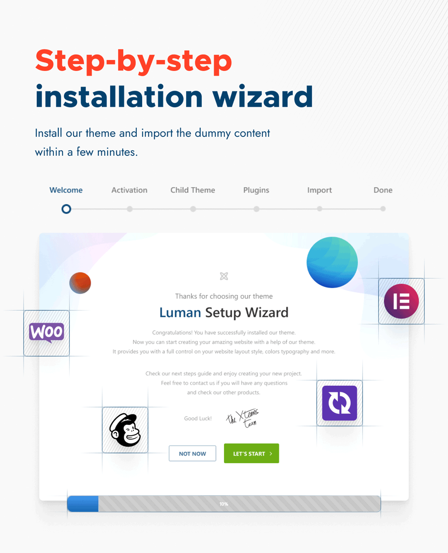 Luman WordPress theme