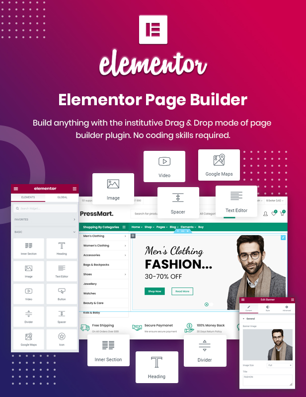 PressMart With Elementor Page Builder