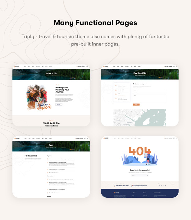 Triply - Tour Booking WordPress Theme