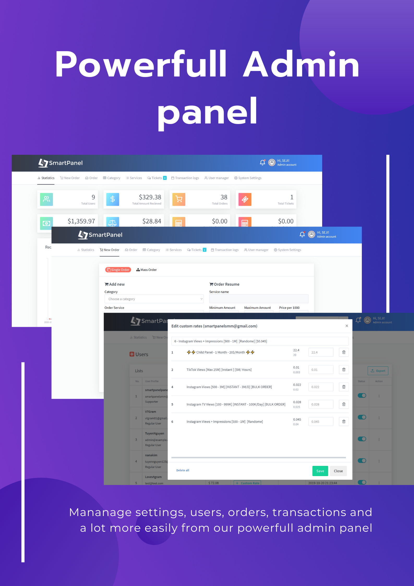 Smartpanel - Power Full Admin