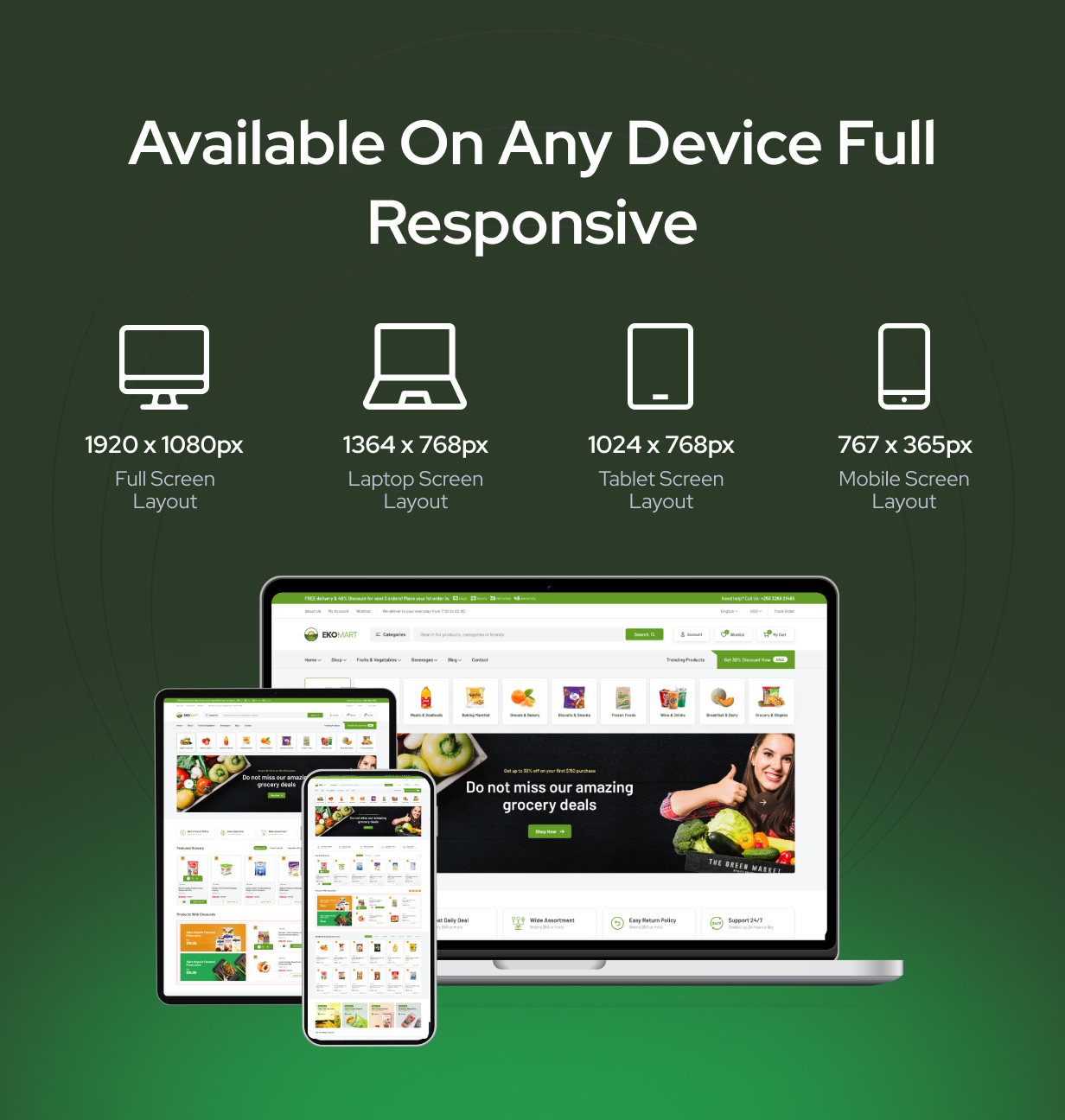 Ekomart WooCommerce Theme