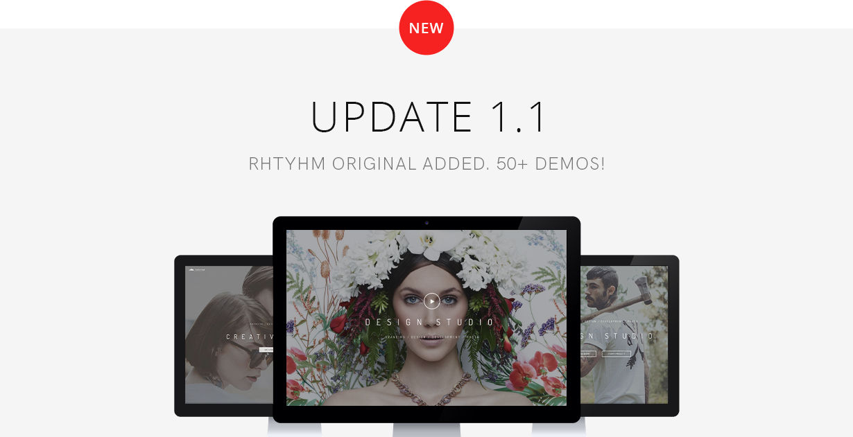 Rhythm - Clean Minimalist One & Multipage WordPress Theme - 2
