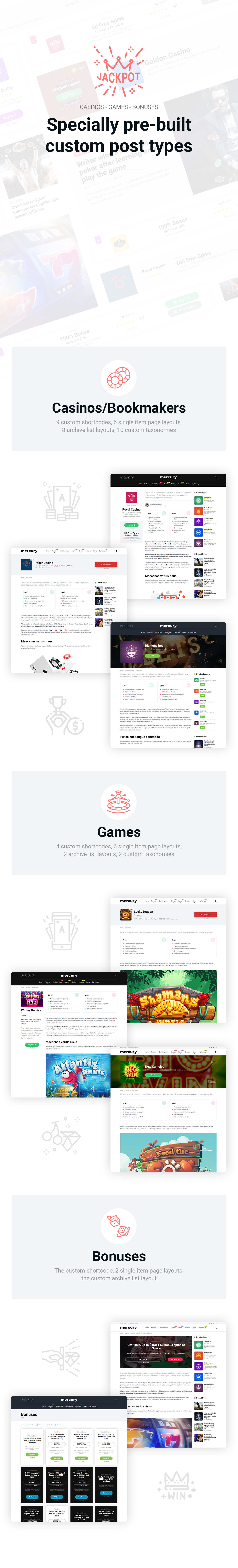 Casino Affiliate WordPress Theme